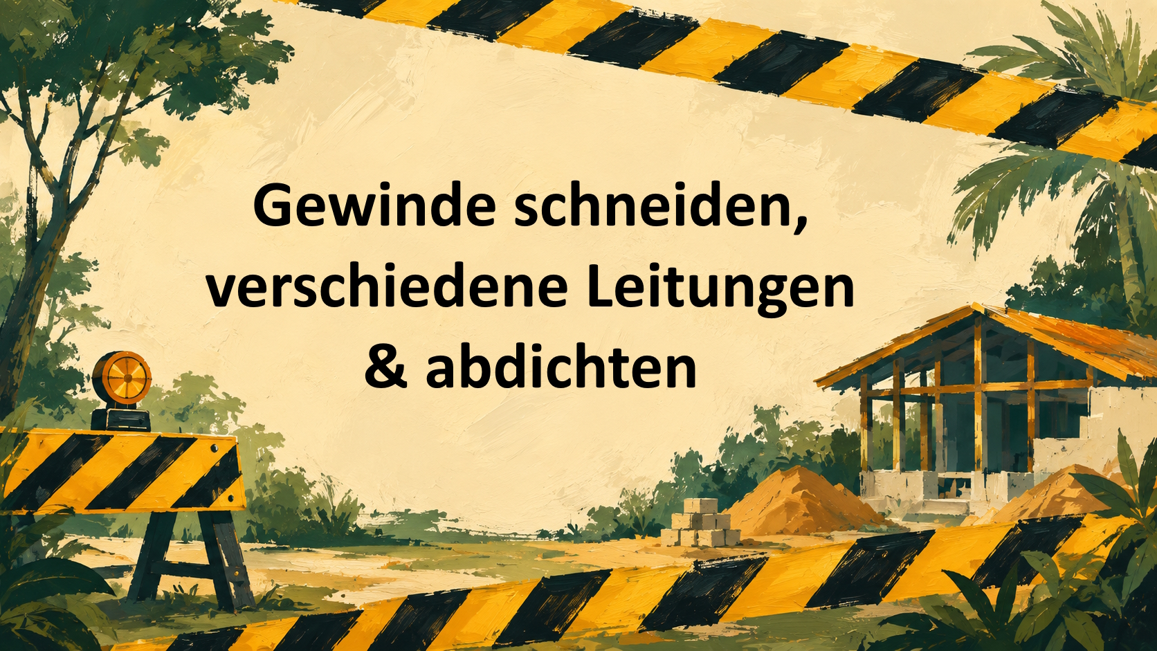 Bald: Gewinde schneiden